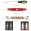 5pcs Double  Screen Spline Roller, Wooden Handle Metal Screen Rolling Tool for Window Repair Set 8