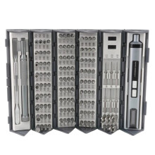 Set de Tournevis Électrique Rechargeable 126-en-1 - Kit D'Outils de Réparation pour Entretenir Divers Appareils Électroniques
