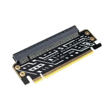 Adaptador de Altura Média para Altura Total PCIE 4.0 X16 Extensão de Slot de Placa Gráfica para Placa Mãe de Desktop