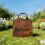 Rustic Wrought Iron Handbag Planter, Rustic Metal Yard Art Decor Pot 4