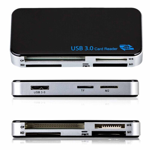 5Gbps High Speed USB Card Reader USB 3.0 All-in-1 Compact Flash Multi Card Reader Adapter for TF  XD CF Digital Cards 1