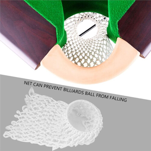 Snooker Billiard Table Replacement Rail with Net Pockets Set, Sturdy Billiards Replacement Rail for Pool Table Repair