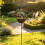 Rustic Eight- Bird Feeder Gaeden Stake 28.3'' Rustic Metal Yard Art Decor 1