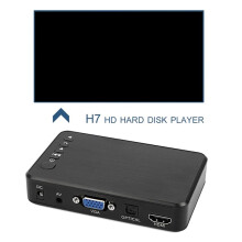 Lecteur Multimédia Full HD Autoplay 1920x1080 Compatible VGA AV USB Disque Dur Carte /SDHC/MMC Lecteur Externe UE