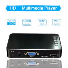 Odtwarzacz Multimedialny Full HD Autoplay 1920x1080 Zgodny z VGA AV USB z Dyskiem Twardym Zewnętrzny Odtwarzacz Kart /SDHC/MMC US
