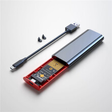 2X M2 SSD Gehäuse M.2 zu USB 3.1 Gen 2 10Gbps NVMe SSD Gehäuse für NVMe PCIE M Key/ (B+M) Key SSD Festplatte, M2 SSD Gehäuse CC
