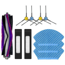 Accesorios de Reemplazo para Midea M7 / M7 Pro, Piezas para NER700 Cepillo Lateral Principal Filtro Hepa Mopa Piezas de Repuesto (10 Piezas)