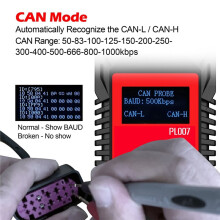 CAN LIN PWM Tester, Erkennt Automatisch CAN-H & CAN-L, Liest Baudrate, für Automobil-Diagnosetool