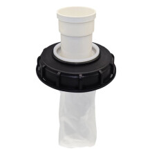 180 IBC Lid Filter 163 mm Vertical Rainwater Filter DN150 with Washable Nylon Filter for IBC Container