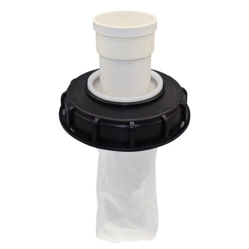 180 IBC Dekfilter 163 mm Verticale Regenwaterfilter DN150 met Wasbare Nylonfilter voor IBC-Container