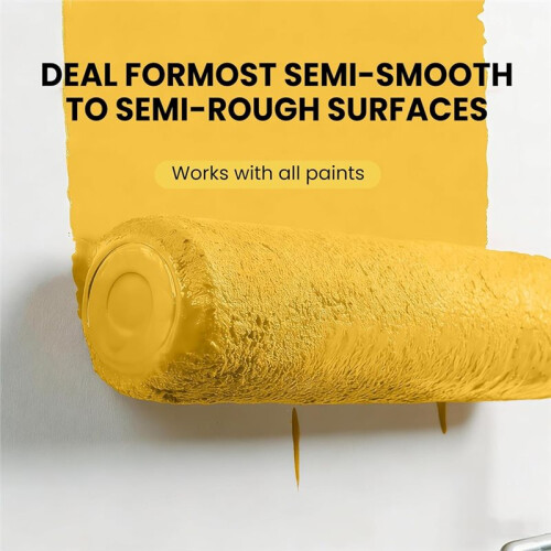 Complete Paint Roller Kit, PCS with Extension Pole, Brushes & Tray for DIY & Professional Projects 1