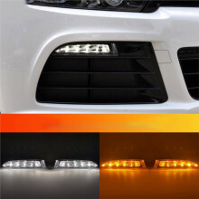 Car LED DRL Daytime Running Light for R 2009-2014 Yellow Turn Signal Car Accessories