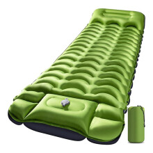 Portable Camping Air Mattress Built-in Footstep Inflator Pump Ultralight Camping Mats with Pillow for Travel Hiking Tent