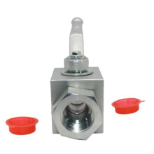 NPT 1/2" Kugelhahn Aus Kohlenstoffstahl, Hydraulischer Hochdruckblockventil mit 500 Bar MWP und Nitril-Acetal-Dichtung, KHB
