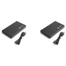 2X USB 3.0 HDD Enclosure 5Gbps 2.5Inch HDD Case External Closure HDD Hard Disk Case Box for PC Hard Drive Case