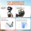Lens Filter Kit for  Osmo Pocket 4P Adjustable CPL+ND8+ND16 Filter Camera Natural Filter 6