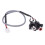 Cable de Interfaz de Audio Compatible con  30CM, Macho-Hembra, Certificado CE, Enchufe de 3 Pines 1