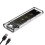 2X M.2 NGFF  Dual Protocol SSD Case Clear USB Type C 10Gbps PCI-E M2 SSD External Enclosure Hard Disk Box 2