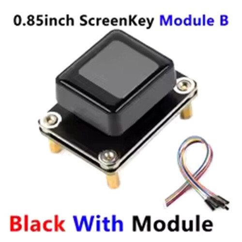 0.85inch Mechanical LCD ScreenKey IPS Panel 128 X 128 Resolution SPI Interface 0.85inch ScreenKey Module 1
