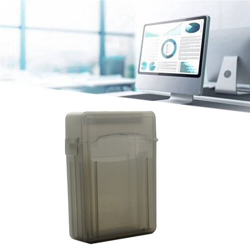 3pcs 2.5 Inch SSD HDD Enclosure Case Hard Drive Disk Protective Case Enclosure Box for Solid State Drive Case(Black) 1