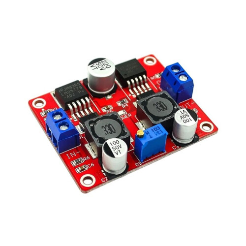 - Boost and Buck Module 3A - Boost and Buck Module High-Power  Adjustable Boost Module LM2577S LM2596S for DIY 2