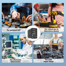 JESVERTY Lab Power Supply 120V Bench Power Voltage Regulator Benchtop Switching Power for Electronics Repair UK Plug