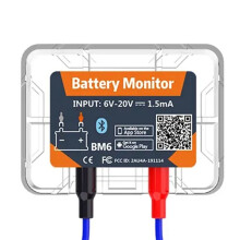 Bezprzewodowy Monitor Akumulatora 12 V BM6 z Kontrolą Stanu Akumulatora Samochodowego Aplikacja MonitorująCa Tester Akumulatora