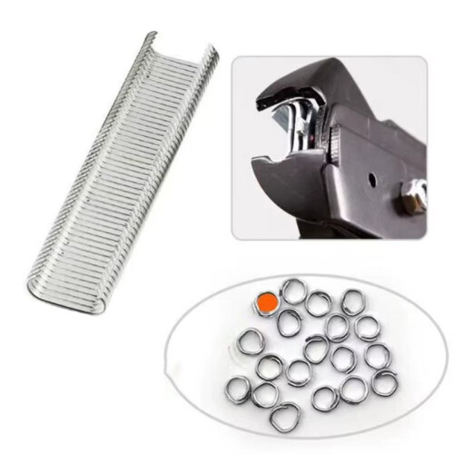 Hog Ring Pliers with C Type Nails for Efficient Pet Cage Installation
