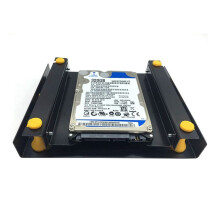 Metallschwarzer, StoßFester Montageadapter für 3,5-Zoll-Festplatte auf 5,25-Zoll-DVD-ROM-Schacht