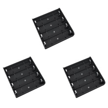 3 STÜCKE 4X 21700 Batterie Halter Aufbewahrung Box Etui ABS Feuerfeste Power Bank Etui Slot Batterien BehäLter mit Schrapnell