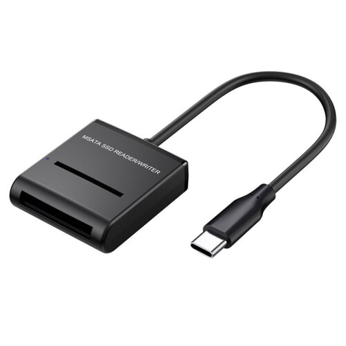 MSATA Easy Drive Cable Type C  External Hard Drive Enclosure 6Gbps High Speed Solid State Drive Cable,A