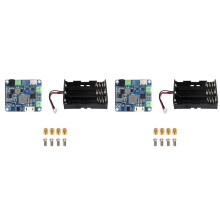 2X Solar Power Manager-Modul+Batteriväska MPPT StöDer 6V-24V Solpanel Typ-C 5V/3A Reglerad Utgångsmodul