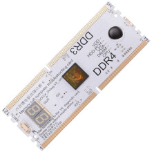 2X Bärbar Dator/Stationär Moderkort Minnesplats DDR3/DDR4 Diagnostisk Analysator Testkort Notebook för DDR3/4-Reparation