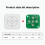 433 MHz Universal-Taste 5 Tasten  Wireless Control für  System Runder Knopf Wandpaste 5
