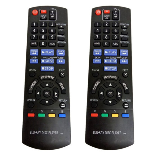 2X N2QAYB000736 Remote Control for  Blu-Ray Player Remote Control DMPBD75GN DMPBD77GNK