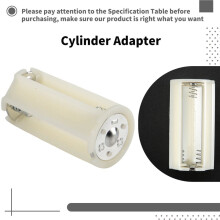 Cylinder Battery Holder Adapter for 3x1.5V AA Batteries