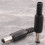 20 Pcs Black 2.5mm x 5.5mm  Power Male Plug Jack Adapter 7