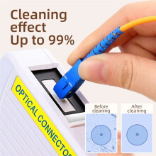 A-550 Fiber Optic Cleaner Cassette Fiber End Face Cleaning Box Pigtail Cleaner for SC/FC/ST Optic Fiber Cleaner Tools C
