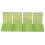 Pack of 20 PCS AA / AAA Battery Storage Hard Case Box-Green 5