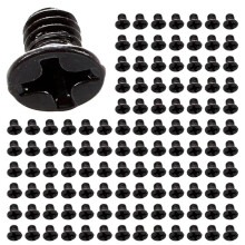 500 Stueck M3 X 4mm Schrauben Ersatz Schwarz Fuer Laptop-Festplatte