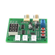 2X 2-Kanal 4-Draht 12V 24V 48V PWM Motor Lüfter Drehzahlregler Digitalanzeige Regler Temperaturregelung