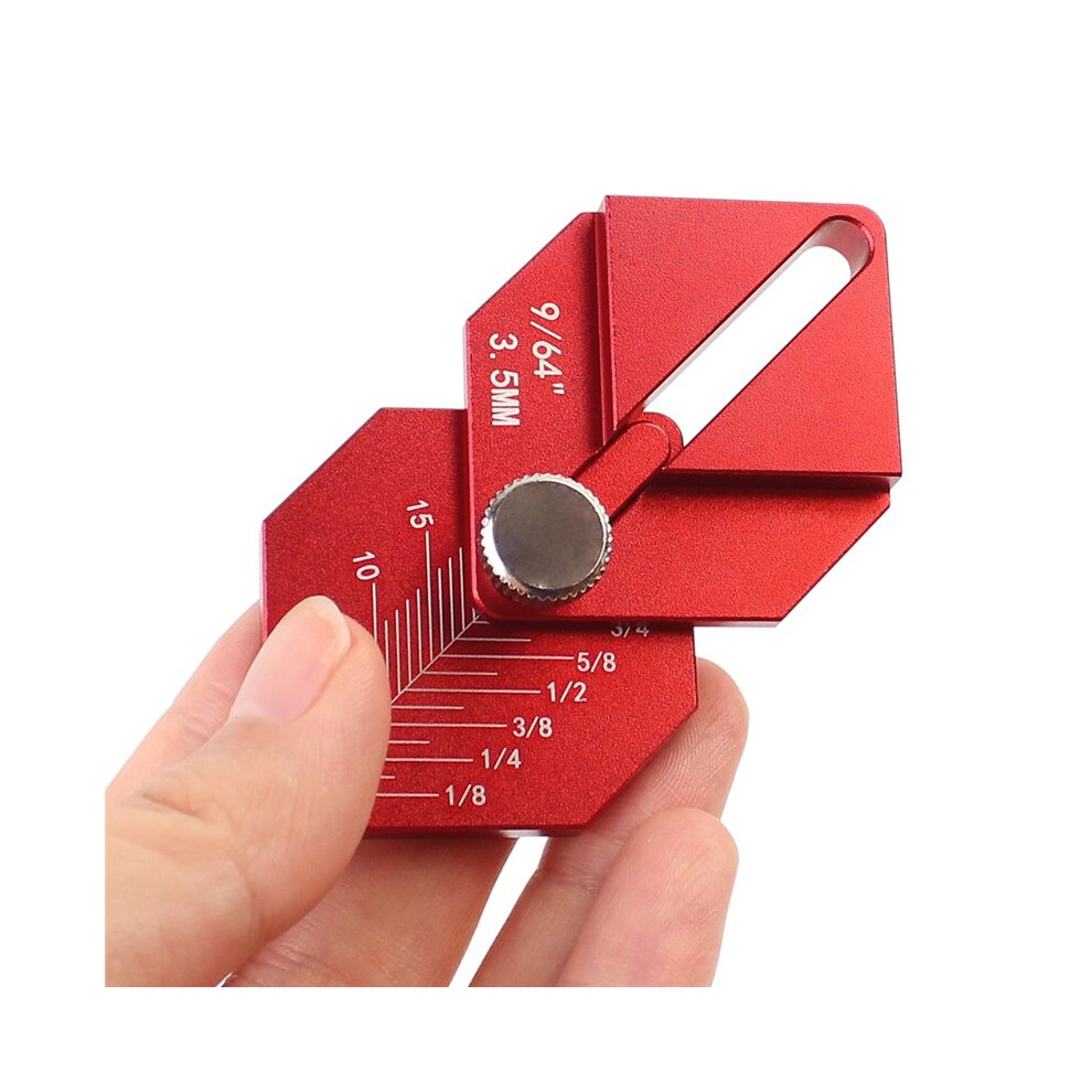 Woodworking Measuring Ruler Multi-Tool Marking And Measuring Short Offsets For Carpentry Working Tool 6034109791860