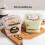 50Pcs 400mlClear Plastic Dessert Cups with Lids Reusable Square Cupcake Containers Single Serve Sealed Mousse Cake Boxes 2
