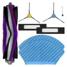 Replacement Accessories for Midea M7 / M7 Pro, NER700 Parts Main Side Brush Hepa Filter Mop Spare Parts(8pcs)