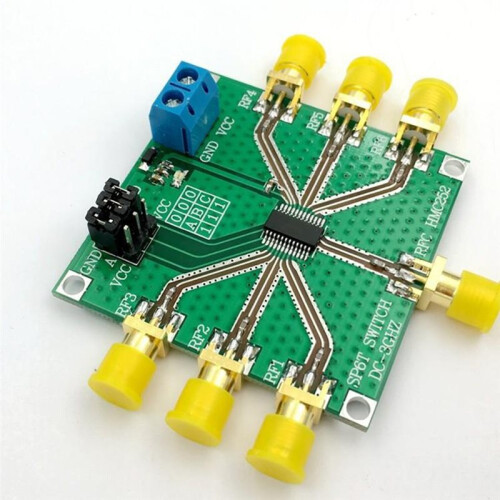 HMC252AQS24E  3-5V 3GHz SP6T RF  with TTL Decoder for Advanced RF Applications 1