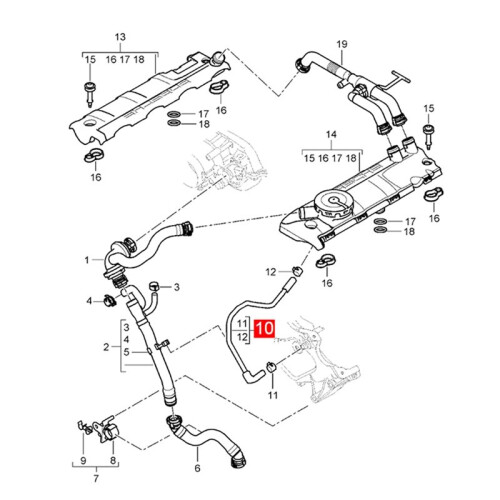 Exhaust Pipe 94810524551 Suitable for  Cayenne 2