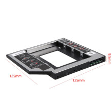 2Nd Hdd Ssd Hard Drive Caddy 9.5mm for Cd/Dvd-Rom Optical Bay with 300M 3.0 Wireless Card for 4530S
