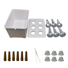 Professional Hydroponic Grower Box for Indoor Plant Propagation, Vegetables & Fruits Black