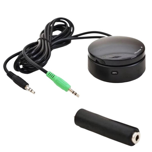 Audio Volume Wired Controller with Adapter Aux 3.5mm Signal Volume Control By Cable Adjustment for Speakers Amplifier
