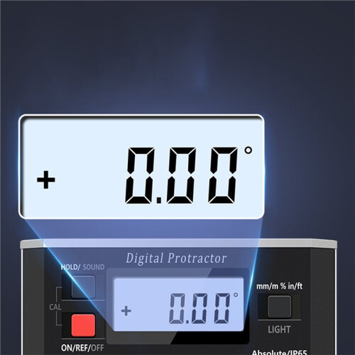 Inclinômetro Eletrônico com Ímã e Iluminação, Medidor de Ângulo de Nível 1